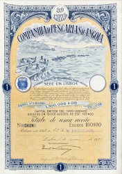 ACÇÃO. Companhia de pescarias de Angola. Lisboa, 1923